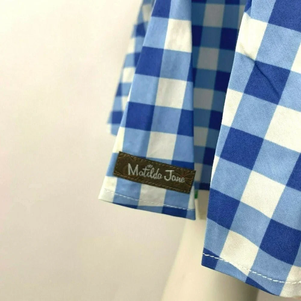 Matilda Jane DUTCH APPLE Skirt Blue Embroidere NWT‎